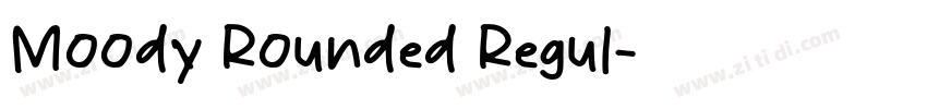 Moody Rounded Regul字体转换 Moody Rounded Regul字体转换